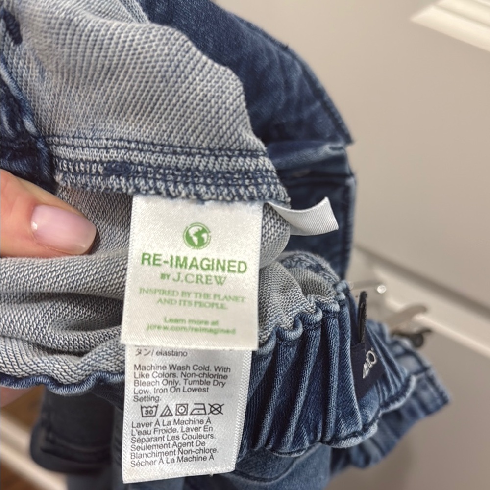 J. Crew Medium Blue Denim Jogger Pants - Picture 6 of 7